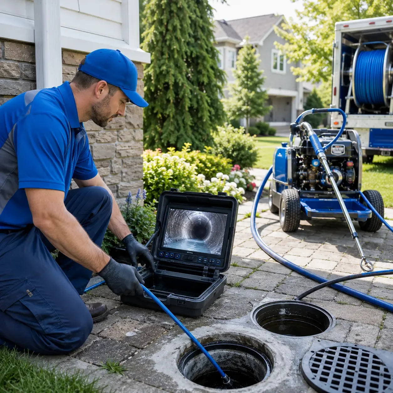 Outdoor drain cleaning professionals serving Deep Gap, NC